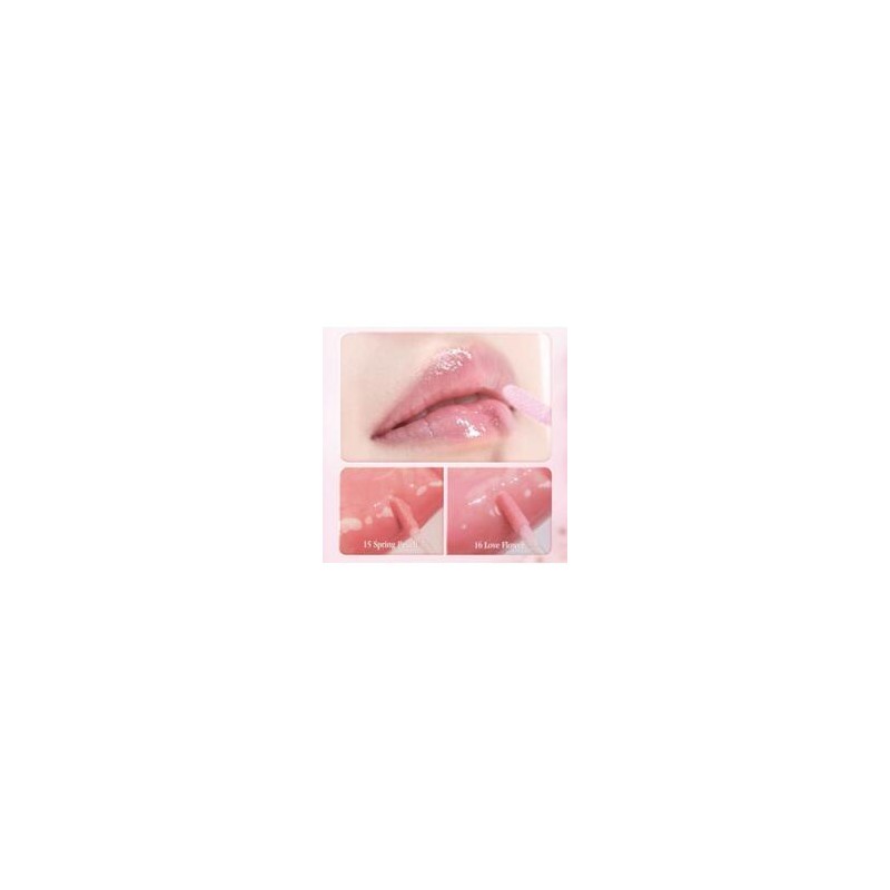 DASIQUE Pure Water Lip Gloss 2.6g, Color:12 Chilling Petal