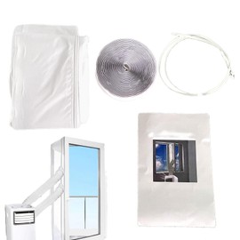AC Window Seal,Portable AC Window Vent Kit - Replacement Accessories with No Drilling Installation for Exterior Home Winter Outside