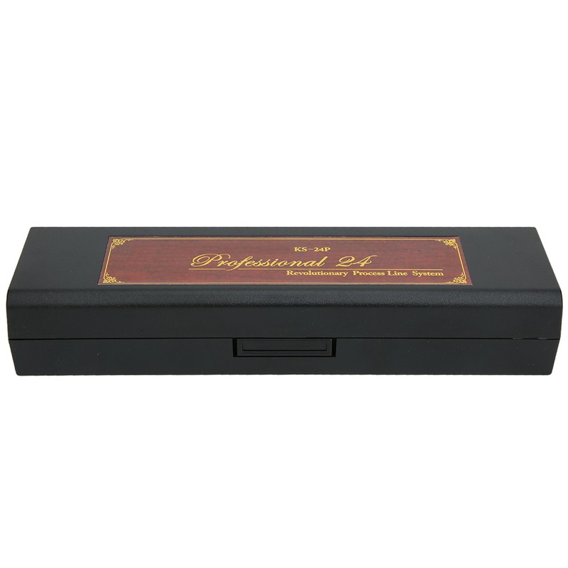 Harmonica Professional Mouthorgan Diatonic Harp 1.2mm Brass Base Plate 24‑Hole