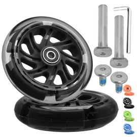 OTFAITP Front Wheel Replacement Part for Micro Kickboard Maxi Deluxe Foldable LED/Maxi Deluxe Pro/Maxi Deluxe Eco/Series 3-Wheel Scooter