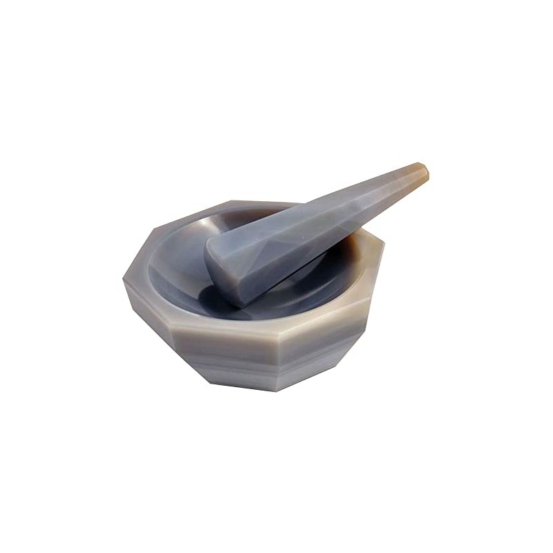 United Scientific® MPA020 | Agate Mortar and Pestle Set |