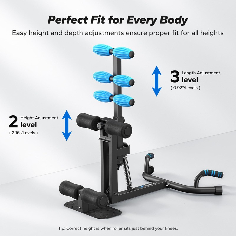 MERACH Deep Squat Machine for Women, Adjustable Glutes Trainer Machine,