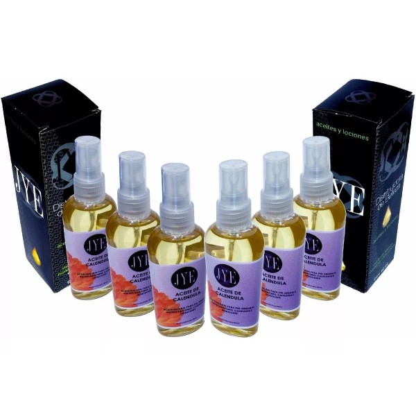 JYE 6 Frascos Aceite Jye De Calendula Natural Y Puro