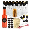 GMISUN Hot Sauce Bottles 5 oz, 24 Pack Vanilla Extract