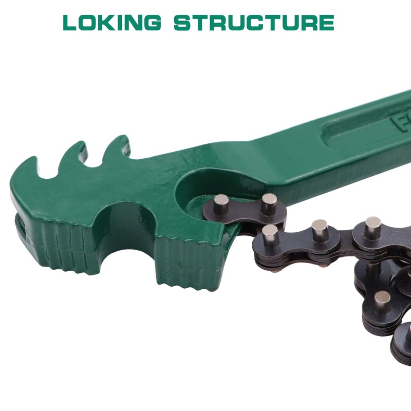 Ratcheting Chain Wrench, 16 inches Automotive Oil Fuel Filter Chain