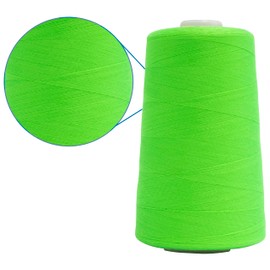 AERZETIX - C72736 – Sewing Thread Cone 120 (40/2) 4000 m – Made of Polyester – Manufacture, Haberdashery, Yarn, Cord, Sewing, Clothing, Thread – Colour Green – Neon