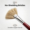 Fan Brush for Painting, 7-Piece Fan Brushes for Artists