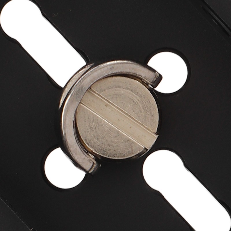 1/4in Camera Mounting Base Plate Aluminum Alloy 15mm Diameter DSLR