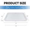 Washing Machine Drain Pan, Features a Heavy Durable Plastic Construction,Protects