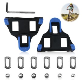 Spares, Bike Cleats Compatible with Cleats,Bike Replacement Cleats,Cycling Pedals Cleat for Cleats System Shoes,Indoor Cycling & MTB Road Bike Pedal Cleat for Cycling Shoes,for Road/Mountain Bike
