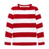 Big Boys Long Sleeve Striped Tshirts for Boys Cotton Shirts