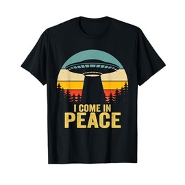 I Come In Peace im Peace Matching Couples Alien T-Shirt