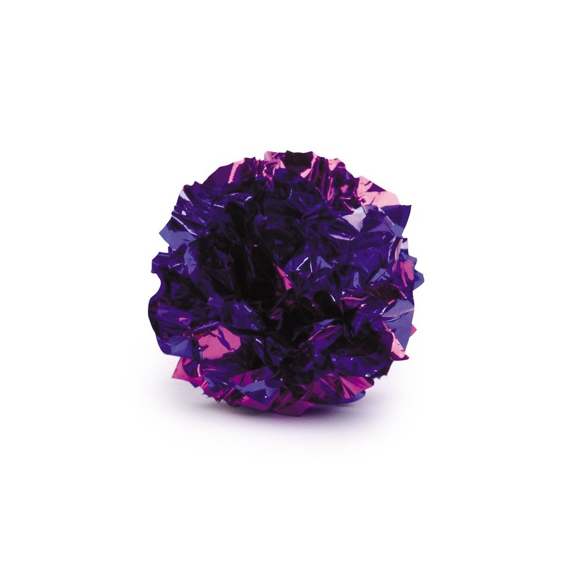 SAVVY TABBY Mylar Balls Cat Toys, 4-Packs