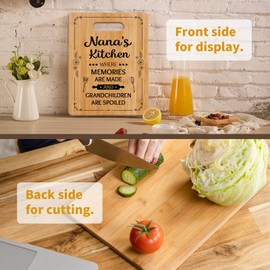 Nana Christmas Gifts, Nana Gifts Birthday Gifts for Nana, Gifts for Nana - Unique Nana Kitchen Cutting Board, Nana Gifts from Grandchildren, Mothers Day Gifts for Nana