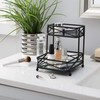 Home Details Matte Black, Cosmetic Organizer, Bathroom, Jewelry, Perfume Storage,