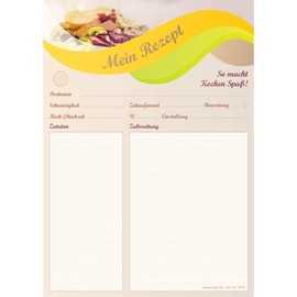 PRICARO Rezeptblock Balance, A4, 25 Blatt, 3 Stück