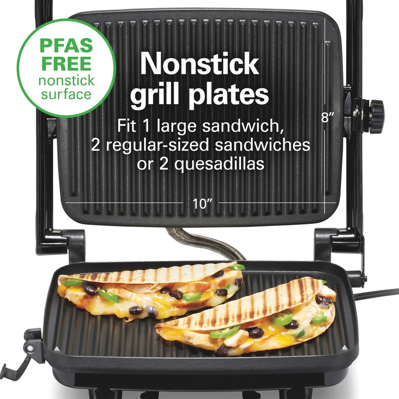 Hamilton Beach Panini Press Sandwich Maker & Electric Indoor Grill
