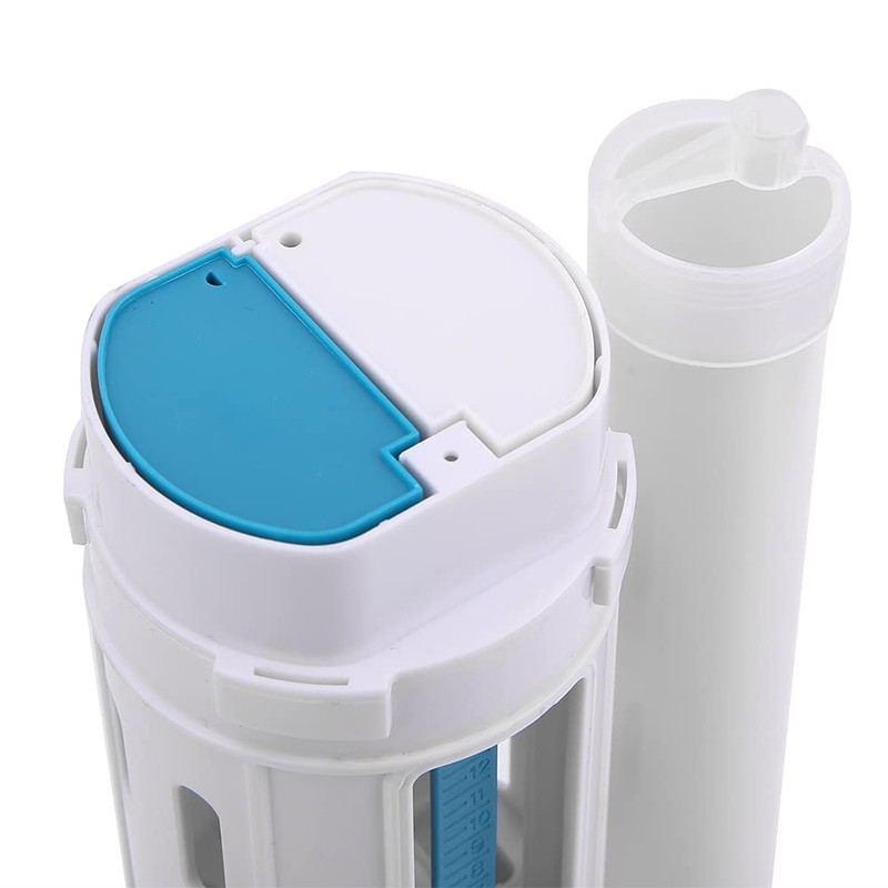 Oumefar Toilet Flush Valve, ABS Two-Button Filling Valves Water-Saving Durable