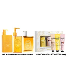 Sttes brazilian Perfume  602# - Eau De Perfume 100ml (3.4fl Oz)  vanilla Gourmet tune (Caramel vanilla flavor)  Fragrance Irresistible:_Body Lotion+BodyOil+Perfume+Hand CreamÔºà4 piecesÔºâ