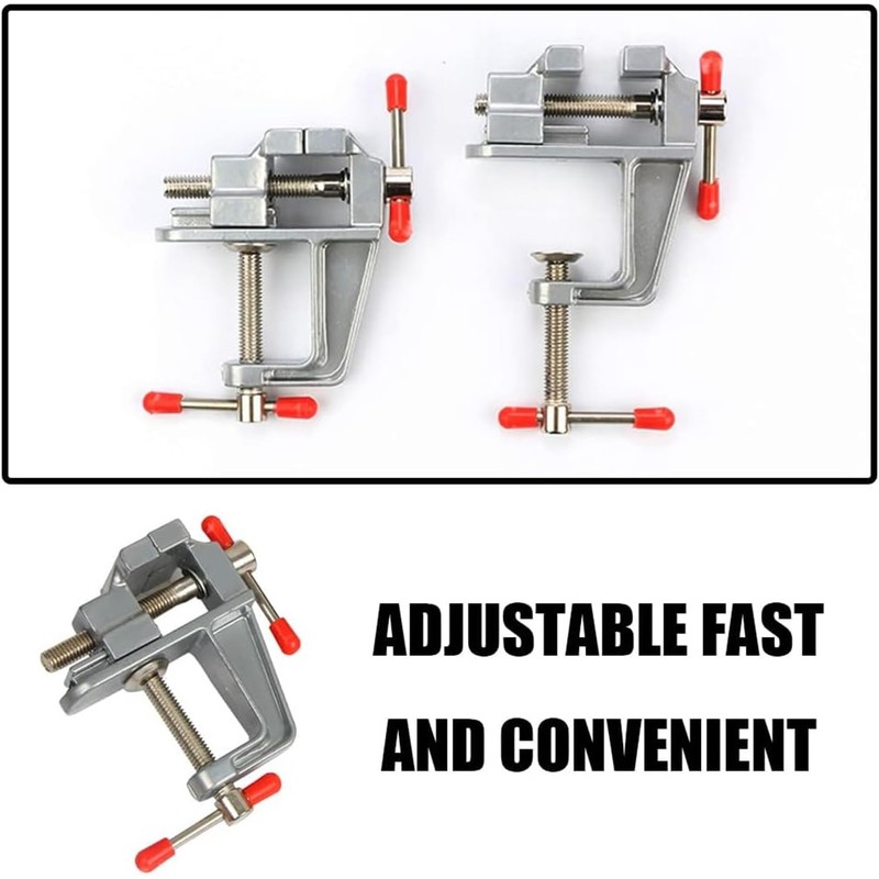 AYMBH Aluminum Alloy Mini Table Base Bench Work Vise Clamp
