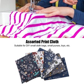 Topyond 50x40cm Printed Cloth, Unique Flower Pattern Cotton Cloth, Square Printed Fabric, DIY Material Sheets Felt for Sewing and Quilting Craft Project