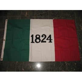 Texas Alamo 1824 3x5 ft Sewn Embroidered Cotton Flag Banner / Brass Grommets