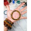 RAYON Dragon Skin Agate bead bracelet for MEN Stretch 10mm