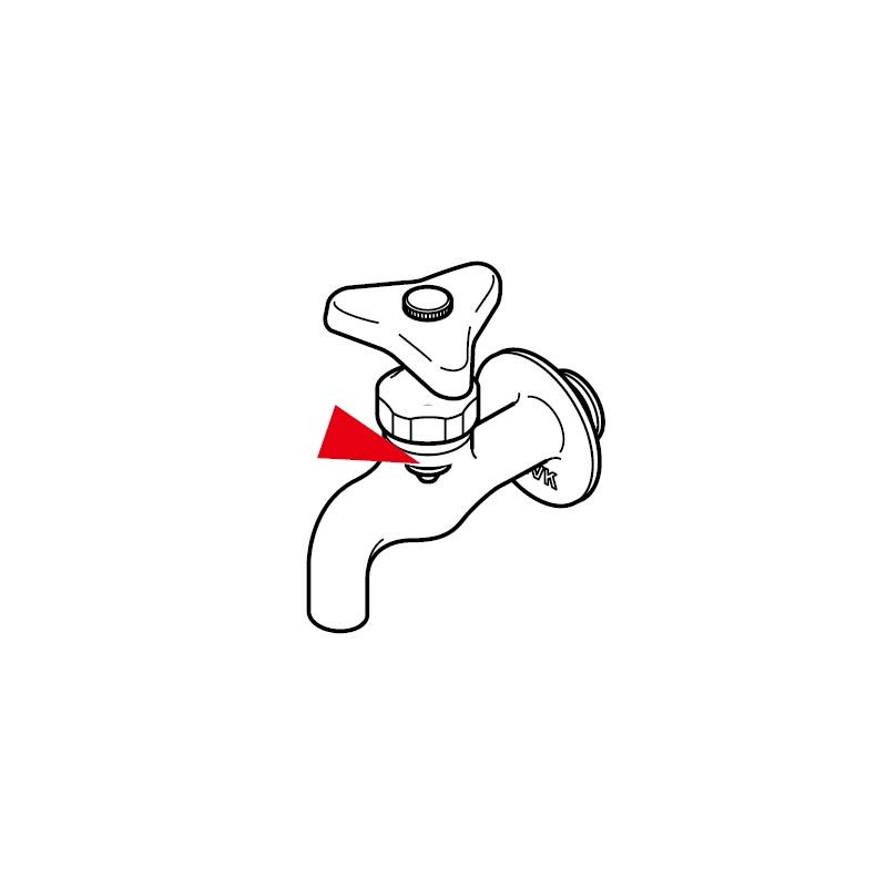 KVK KV Type Water Saving Top 13 (1/2) PZK4JE4-15