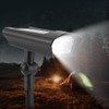 LED Solar Ground Insert Spotlights Waterproof Wall Lights Outdoor Landscaping