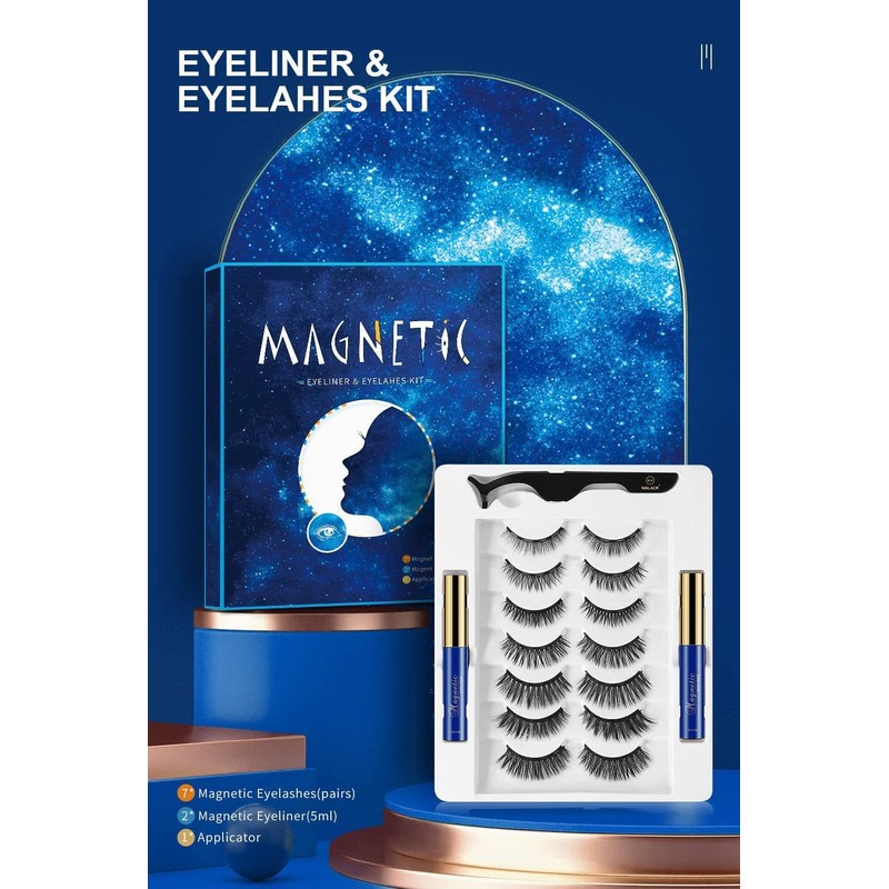 False Eyelashes Magnetic Natural Ultra Light and Easy to Apply