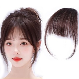 HAPVITAL Bangs Wig, For Cosplay, Heat Resistant, Masquerade, Bangs, Everyday Use, Supernatural, Completely Hand-Planted, Women's Extension, Point, Fluffy, Ultra Thin, Small Face, One Touch, With