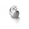 Zinc Downpipe Elbow DN 100/72 Degree