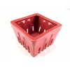 CREATIVE CO-OP STONEWARE BERRY BOWL GLOSS FINISH RASPBERRY COLOR 4"