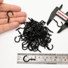 IDEALSV Black Ceiling Screw Hooks, 7/8 Inch Screw-in Light Hanging