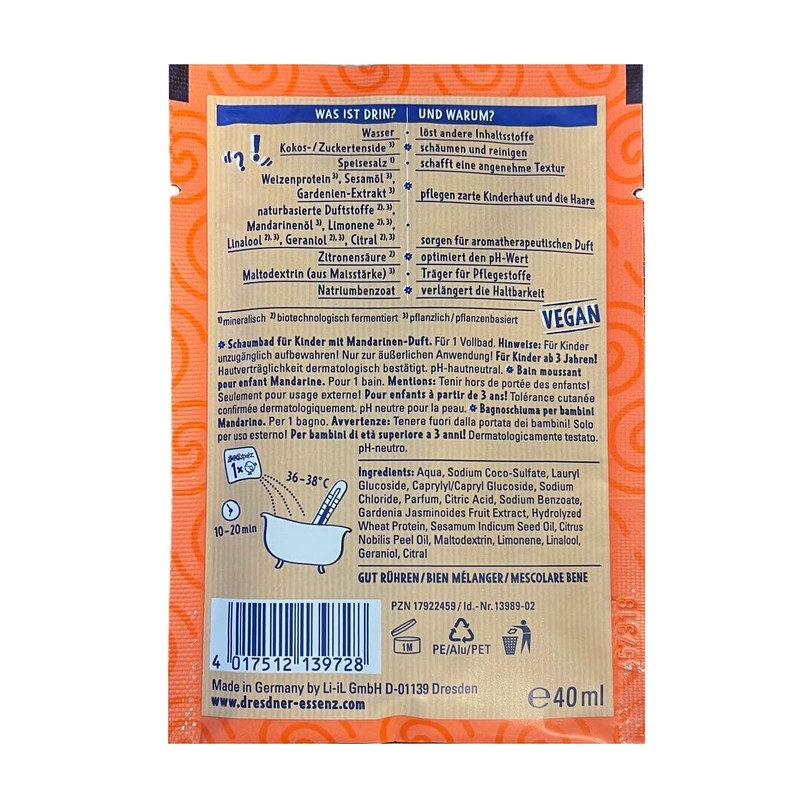 Dresdner Essenz Children's Mix Bubble Bath 5 x 40 ml