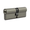 3x Profile Cylinder 80 mm 40/40 Keyed Alike Emergency and