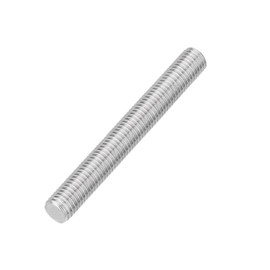 QUARKZMAN Fully Threaded Spindle, M12 x 100 mm, 304 Stainless Steel, Right-Hand Thread, Rod Pins, M12-1.75 Thread Pitch for Furniture and Machine Assembly