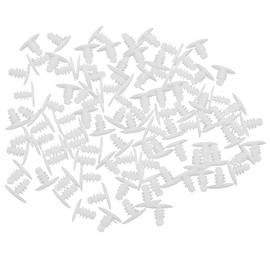 sourcing map Car Mudguard Plastic Rivets Bumper Fixing Holder 5 mm Hole Pack of 100