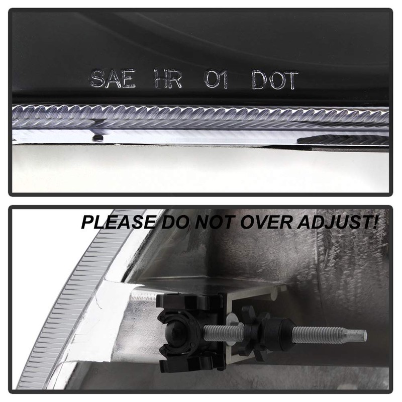 ACANII - For Black 1997-2003 Ford F150 Expedition Lightning Style