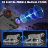 Night Vision Goggles - 4K Night Vision Binoculars with 10X