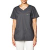 WonderWink Women's Wonderflex Patience Scrub Top, Charcoal, X-Large