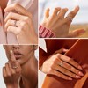 Prosilver Stackable Rings for Women Silver Infinity Rings Wedding Jewellery