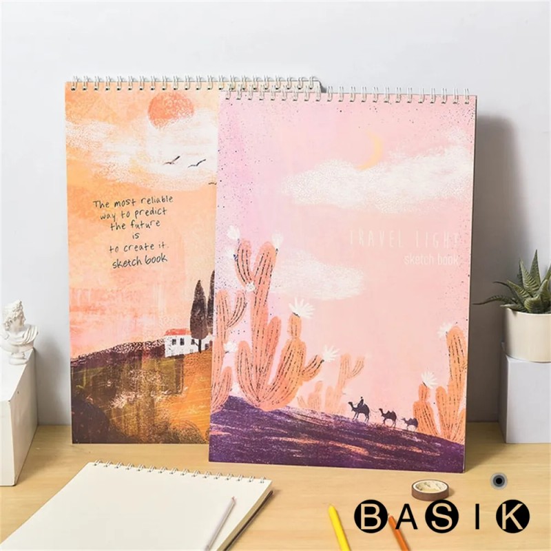 Cuaderno De Boceto Sketchbook Libro Block Dibujo 24hojas A4