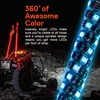 True Mods 2pc 1ft Spiral RGB LED Whip Light for
