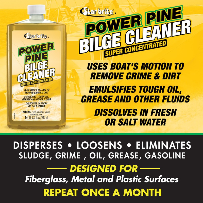 STAR BRITE Power Pine Boat Bilge Cleaner Super Concentrate -