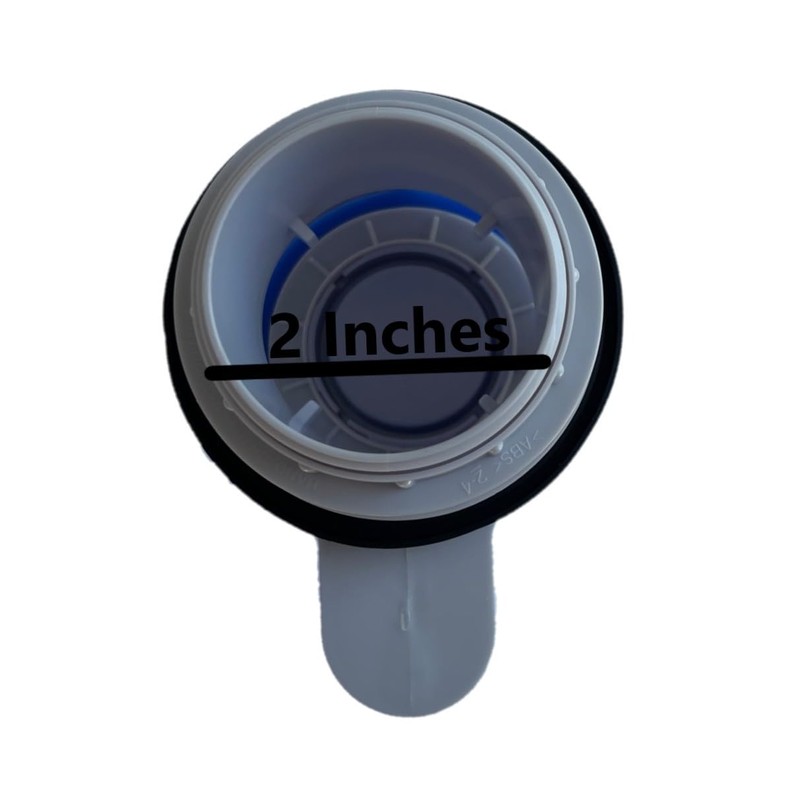 Aquia Toilets Dual Flush Valve 2-inch Two Piece Replacement with