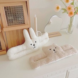 Cute Animal Door Stopper & Finger Pinch Guard (Bear/Rabbit) Door Stopper - Rabbit 2ea
