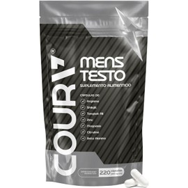 COURA Mens Testo - 220 Cápsulas 55 Porciones - Vitaminas para Hombre