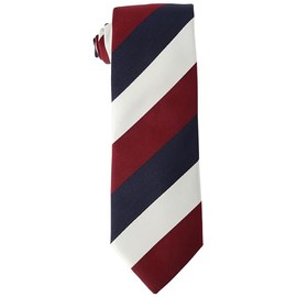 Smart Biz TIE-SLJ-MUJI Brand Necktie (Made in Japan, Fujiyama Weave), 100% Silk, Men's Traditional Woven Woven Wedding, Striped, Dots, Paisley Necktie, Striped × tricolor collar