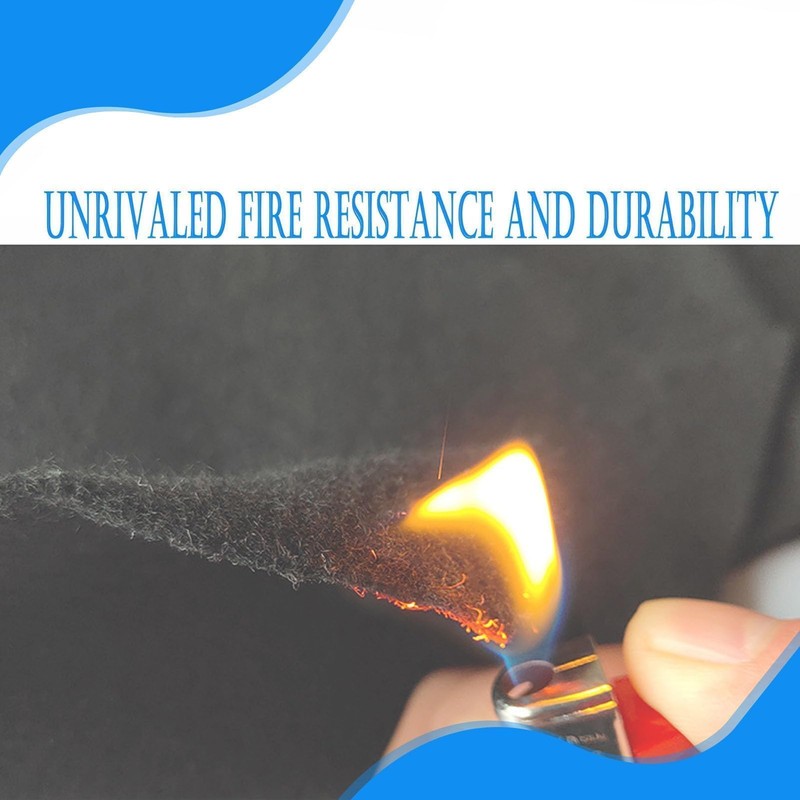 Hxszk Carbon Felt Wick Welding Blanket - Heavy-Duty Fireproof Fabric